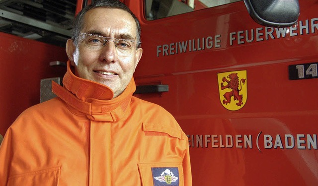 Gesamtkommandant Gerhard Salg hlt ein... Feuerwehrhaus weiterhin fr wichtig.   | Foto: Ingrid Bhm-Jacob