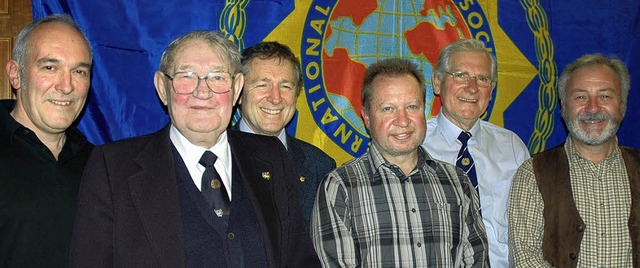 Thomas Bien, Karl-Heinz Beyersdorff, R...eibl und Charly Sulzburger (von links)  | Foto: Wieschenkmper