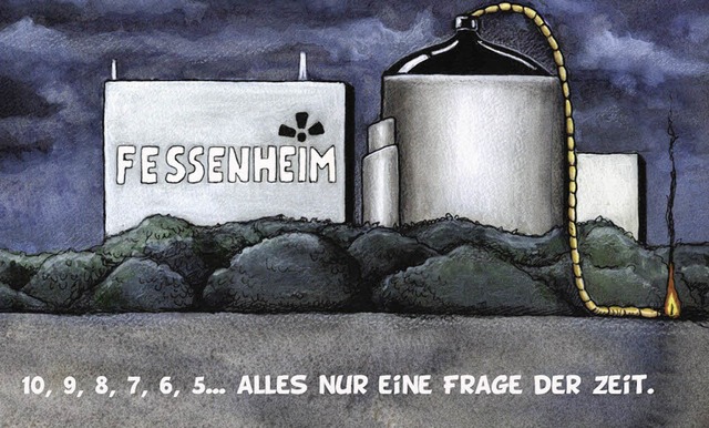 Karikatur Fessenheim  | Foto: Bert kohl