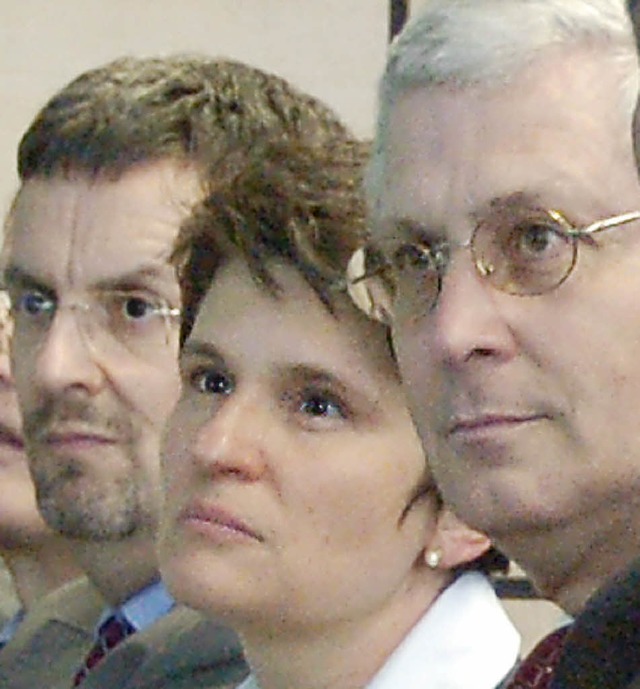 Peter Fglistaler, Tanja Gnner und Weils OB Dietz (rechts)   | Foto: Fillisch