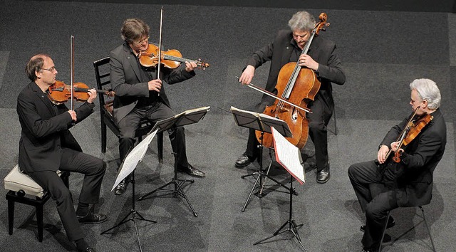 Auryn-Streichquartett mit hervorragendem Klang  | Foto: Peter Heck