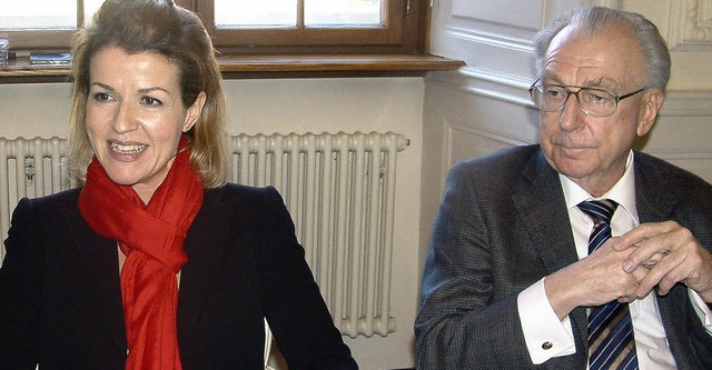 Engagieren sich fr die Belange des Ha...emalige Ministerprsident Lothar Spth  | Foto: roswitha frey