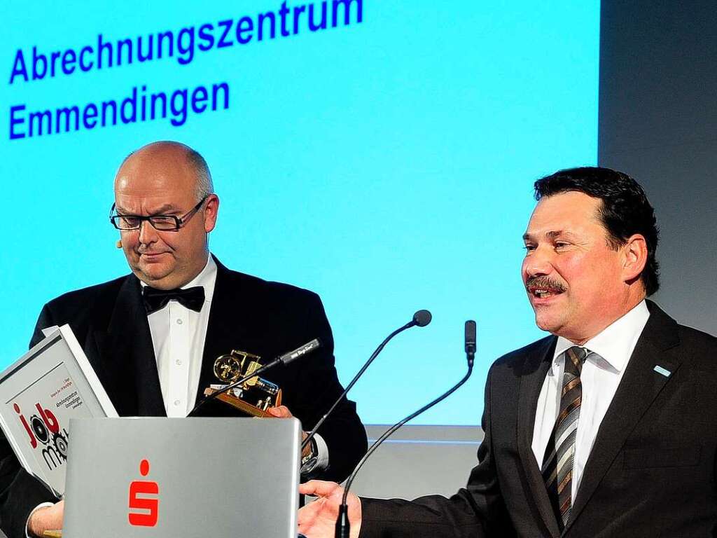 Gewinner in der Kategorie groe Unternehmen: Abrechnungszentrum Emmendingen
