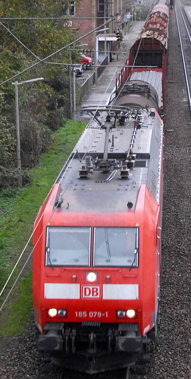 Die Bahn wird knftig im Gtertransport wichtiger.   | Foto: Bamberger