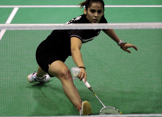 Saiona Nehwal aus Indien spielte in Basel stark auf.  | Foto: schn