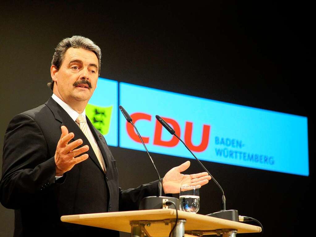 Wahlkampfauftritt der CDU mit Ministerprsident Stefan Mappus im Brgerhaus Zhringen