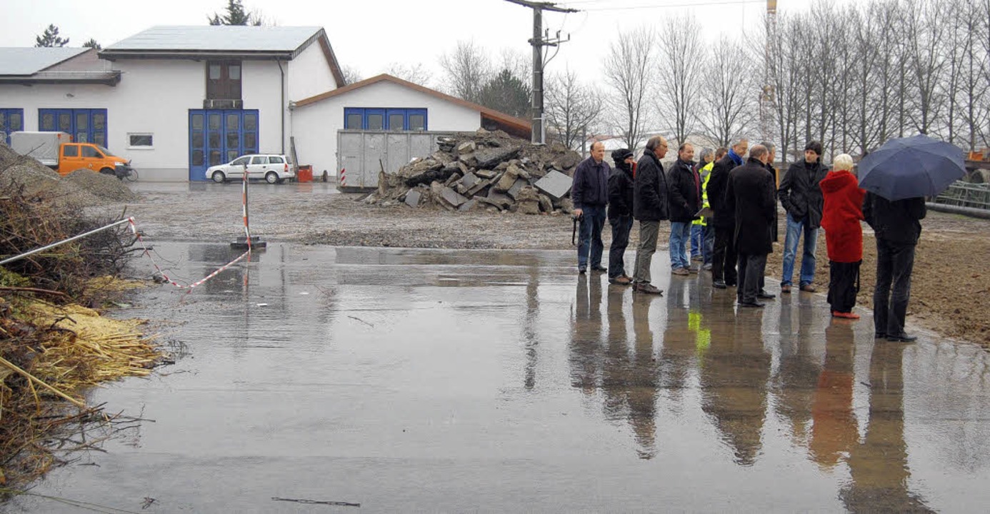 Befestigt wurde der Untergrund der Gr...und Gottenheim beim Btzinger Bauhof.   | Foto: antonia felber