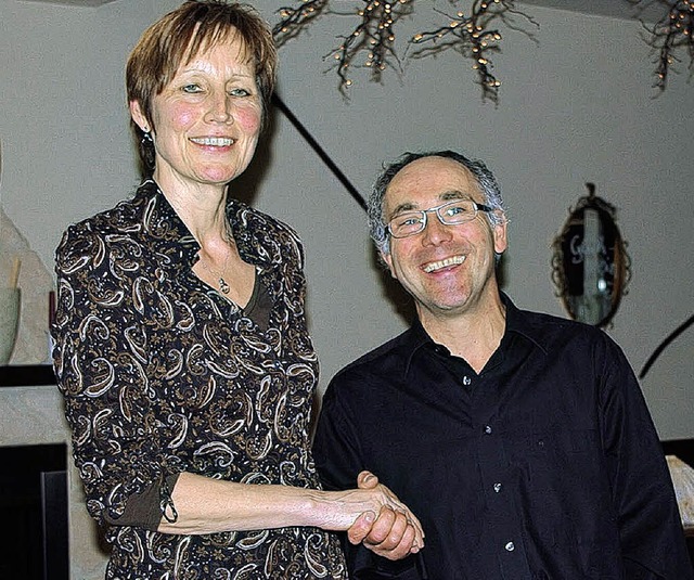 Brigitte Bauer und Siegbert Walter sind nun doch das neue Fhrungsduo.   | Foto: barbara rderer