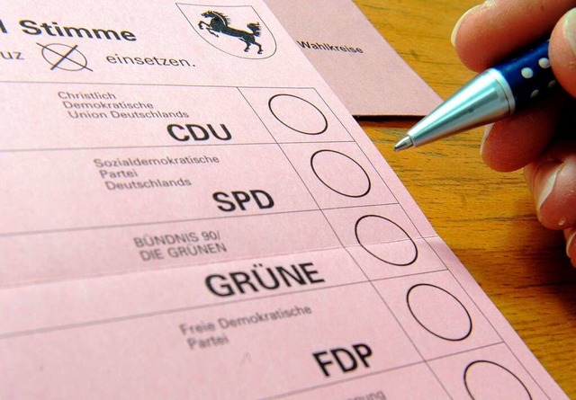 Briefwahl liegt bei der aktuellen Landtagswahl im Trand.  | Foto: dpa
