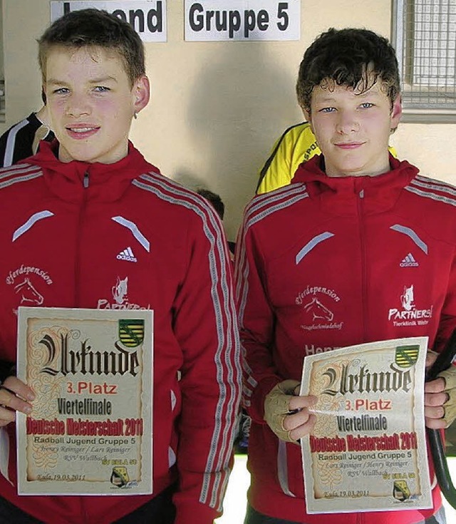 Henry und Lars Reiniger   | Foto: bz