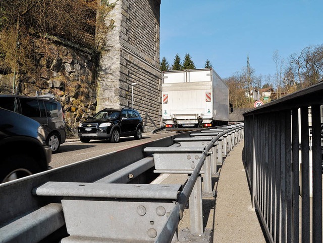 Nach dem Besuch des Petitionsausschuss...r eine  Tunnellsung bei Hauenstein.   | Foto: Elisabeth Willers