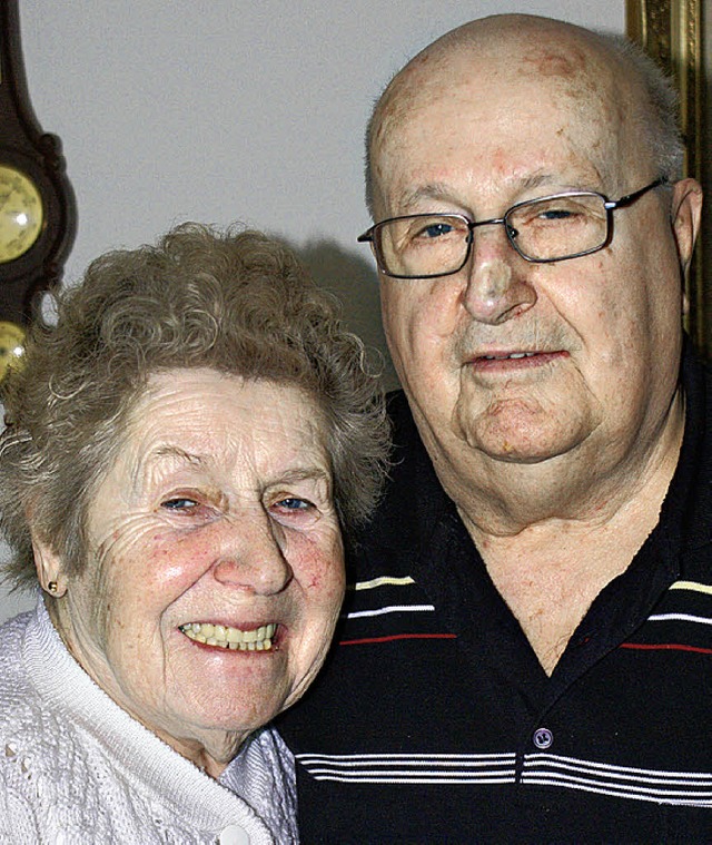 Irmgard und Gnter Heyden feiern diamantene Hochzeit.   | Foto: probst