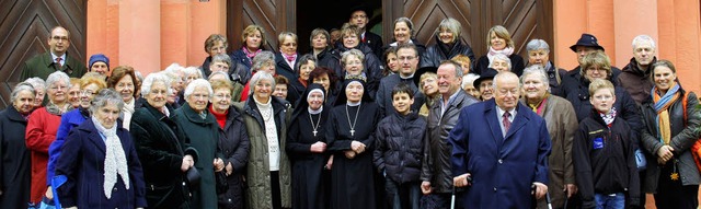 80 Glubige aus Hinterzarten, darunter...; ins Mnstertal nach  St. Trudpert.    | Foto: PRIVAT