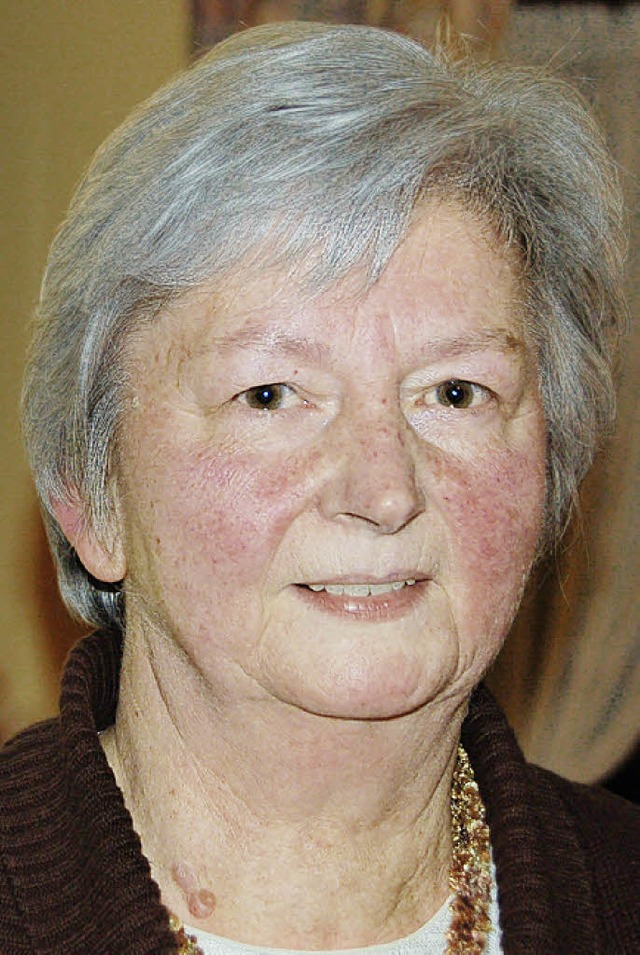 Gertrud Haas ist seit 50 Jahren als Sngerin aktiv.   | Foto: Pia Grttinegr