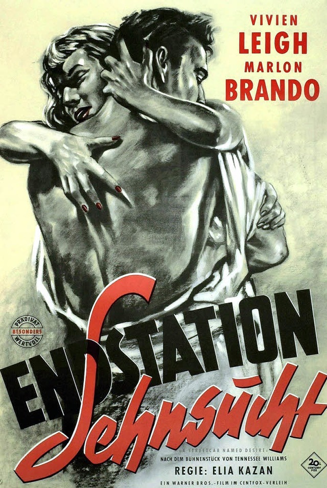 Kam 1951 in die Kinos: Endstation Sehnsucht   | Foto: dpa