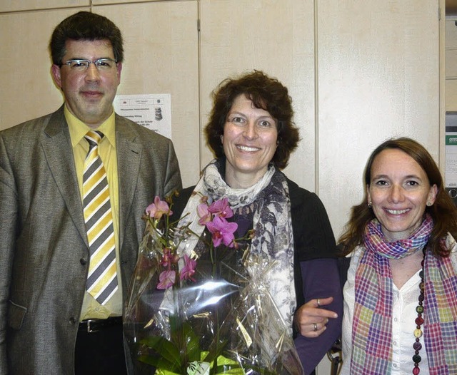 Der Vorsitzende  des &#8222;Aufwind&#8...ftfhrerin Christine Kroder (rechts).   | Foto: Klaus Brust