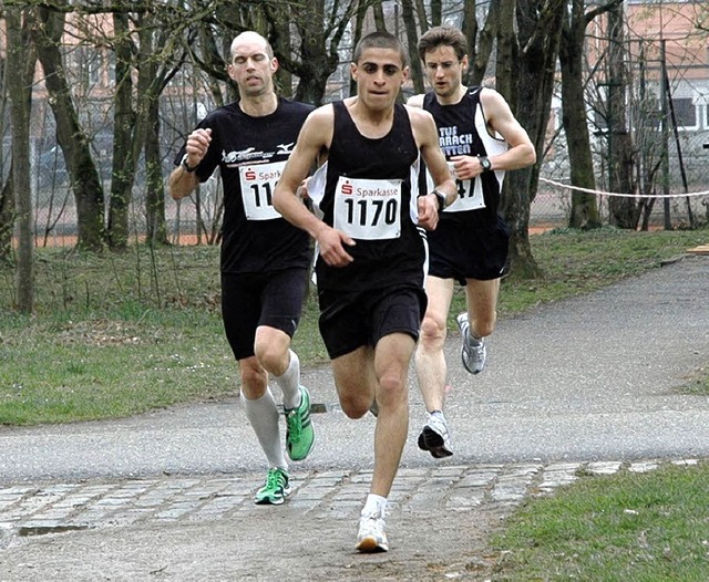 Sie machten den Sieg unter sich aus (v...tzlaff, Omar Tarek und Vassili Kraus.   | Foto: Heidemarie Wussler