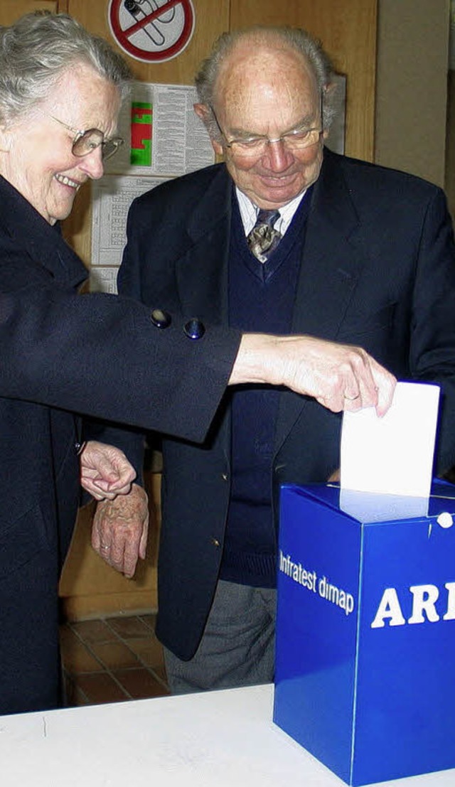 Infratest dimap Bamlach Landtagswahl 2011  | Foto: Jutta Schtz