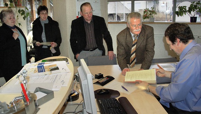 Lamdtagswahl bei Wahlleiter  | Foto: ralf morys