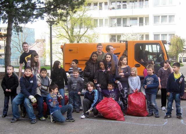 Frhjahrsputz in Weingarten  | Foto: Veronika Schelzig