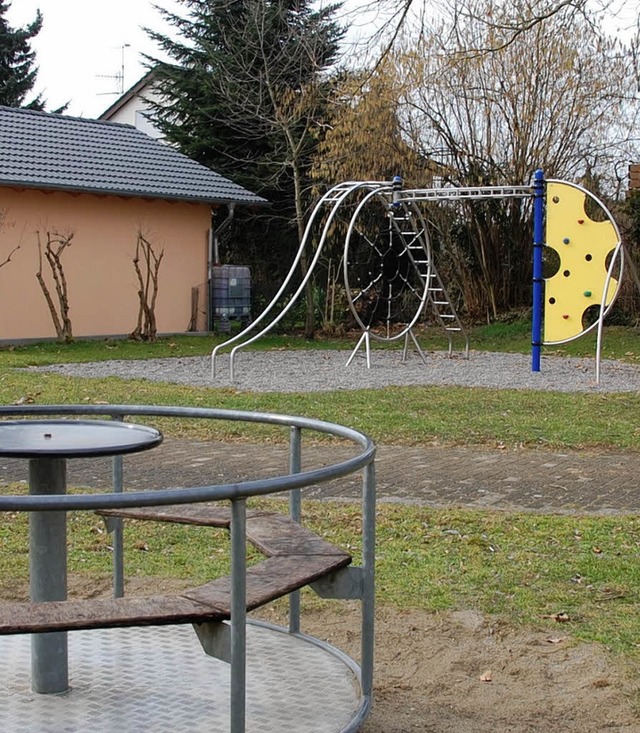 Der Spielplatz in Efringen soll attraktiver werden.   | Foto: Frey