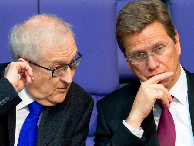 FDP-Machtkampf: Hat Brderle Westerwelle gedroht?  | Foto: dpa