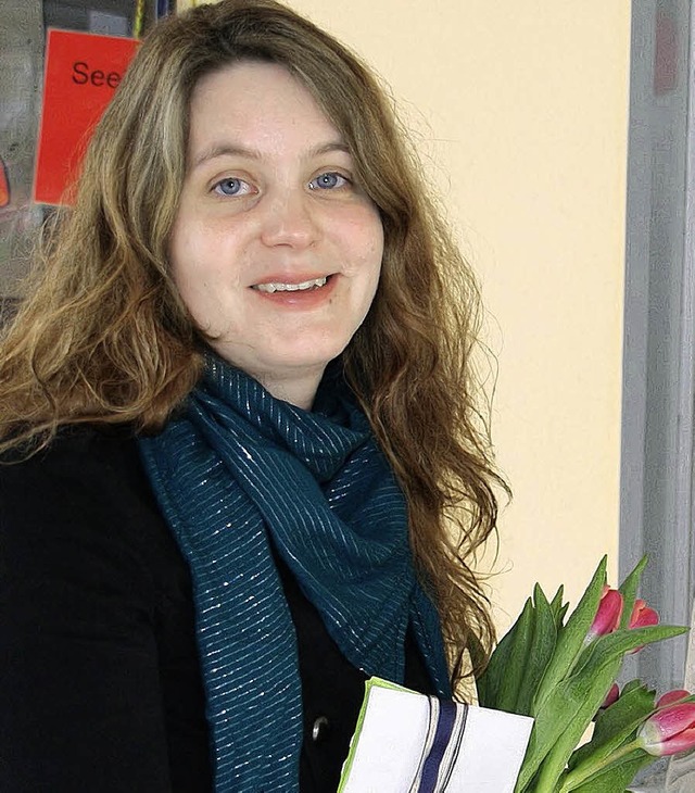 Die Schulpdagogin Verena Mnch wurde ...lhenden Frhlingsgru verabschiedet.   | Foto: Miloslavic