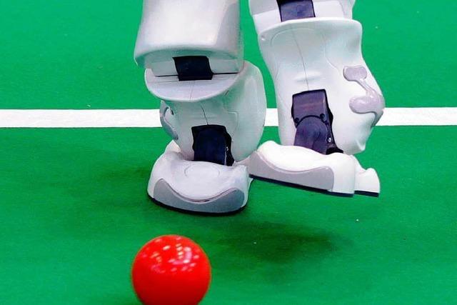 Fotos: Roboter kicken bei Fuball-Weltmeisterschaft