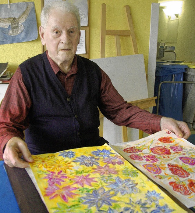 Parkinson-Patient Gerhard Nubaumer: M...ern kmpft er gegen die Krankheit an.   | Foto: Jochen Fillisch