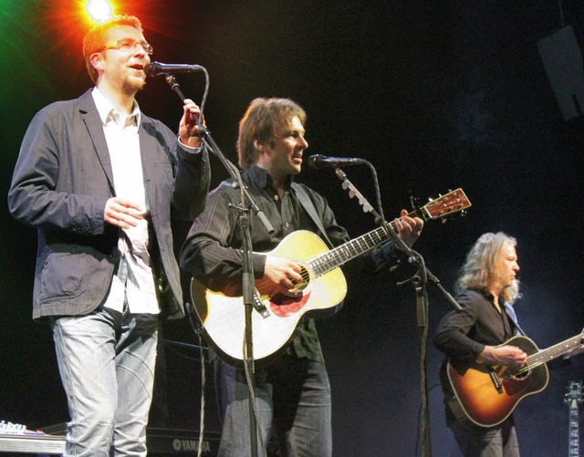 Kaum vom berhmten Folk-Rock-Duo zu un...rte  die Zuschauer im Gloria-Theater.   | Foto: Sandra von Appen