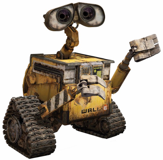 Als Mllmann  hat sich Wall-E im Film ...en sich momentan als weniger ntzlich.  | Foto: usage Germany only, Verwendung nur in Deutschland