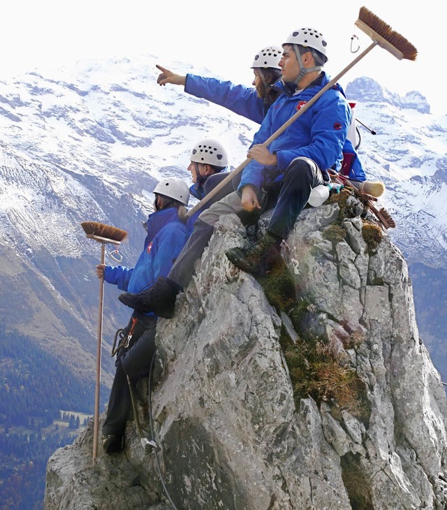 Gipfelschrubber in den Schweizer Alpen...ie Schweizer tatschlich so grndlich?  | Foto: www.myswitzerland.com