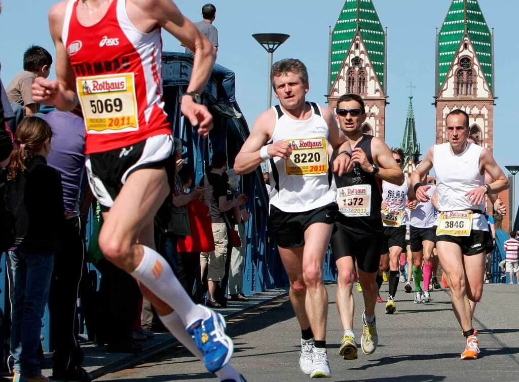 Freiburg Marathon 2011: Das Rennen