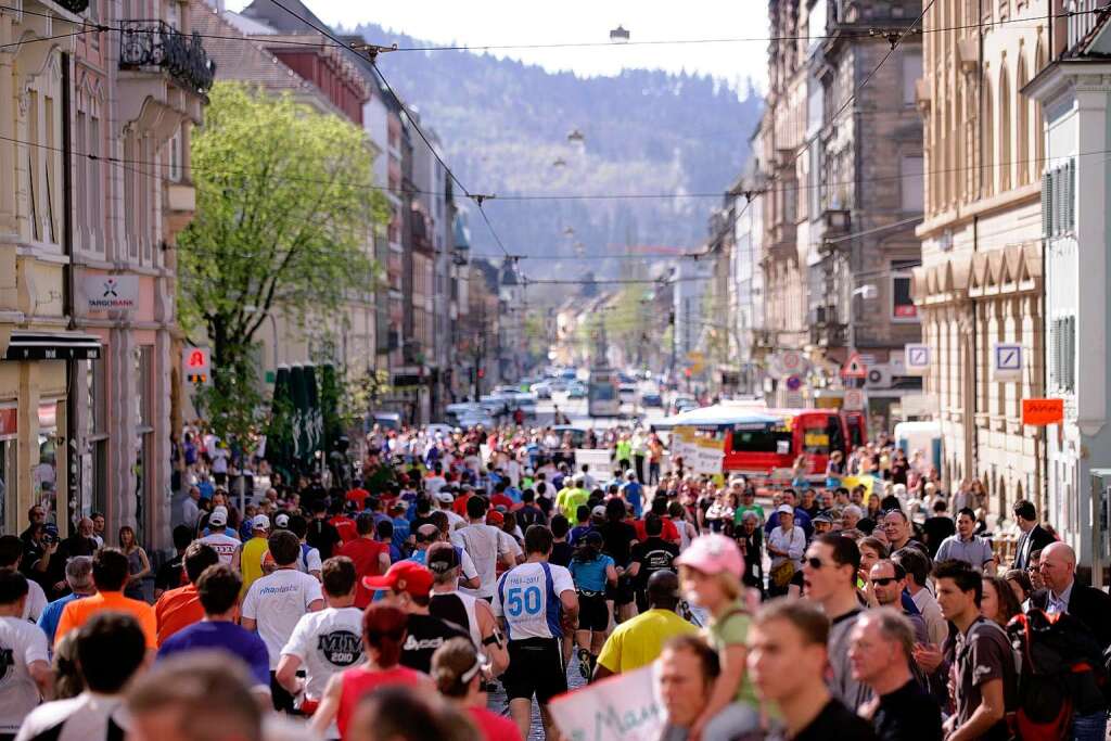Freiburg Marathon 2011: Das Rennen