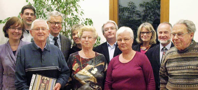 Die fr ihren langjhrigen Dienst an d...orleiter Michael Felix und Johann Lang  | Foto: Karin Stckl-Steinebrunner