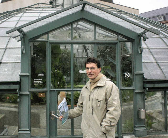 Bruno Erny leitet den Garten seit 20 Jahren.  | Foto: Julia Jacob