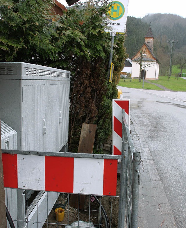 Sptestens im August sollen sich die B...lasfaserkabel zusammentreffen werden.   | Foto: Silvia Faller