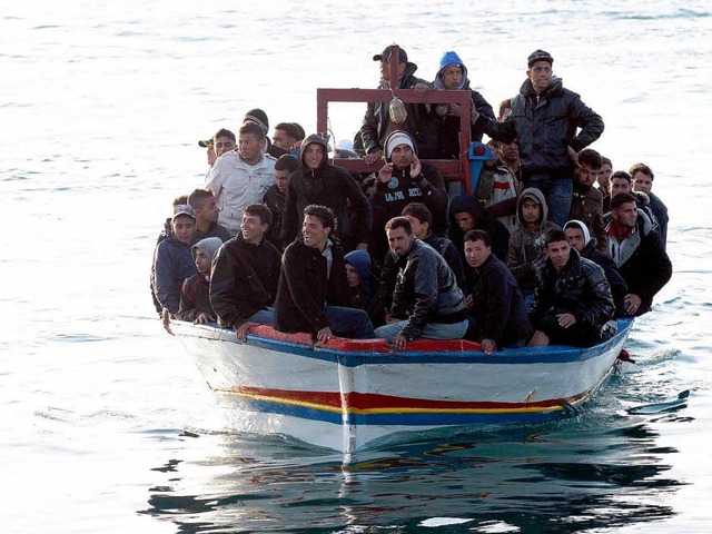 Wieder gab es eine Flchtlingstragdie im Mittelmeer. (Archivbild)  | Foto: dpa