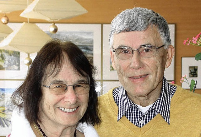 Christa Mller-Steiner und Gerhard Mller  sind seit 50 Jahren verheiratet  | Foto: Ulrike Hiller