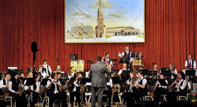 beraus abwechslungsreich: die Schutterner Musiker und Musikerinnen  | Foto: wolfgang knstle