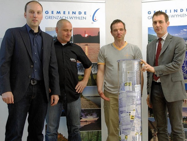 Zogen die Gewinner: Joachim Schlageter...r Kunze, Rainer Puchelt und Jrg Lutz   | Foto: Privat