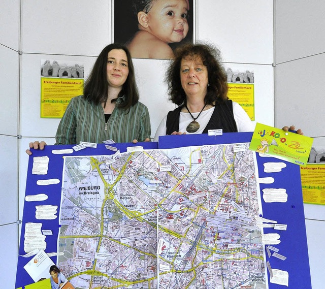 Rebekka Sommer (links) und Birgit Jung...iburger Familienorganisationen (AGF).   | Foto: Bamberger