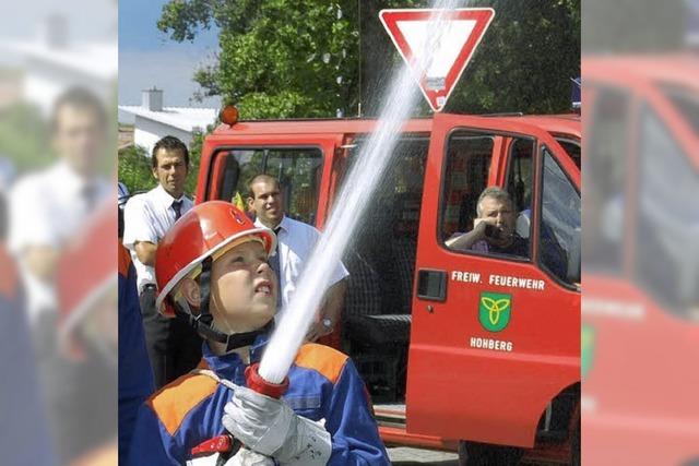 In jungen Jahren zur Feuerwehr