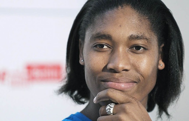 Die sdafrikanische Luferin Caster Semenya   | Foto: afp