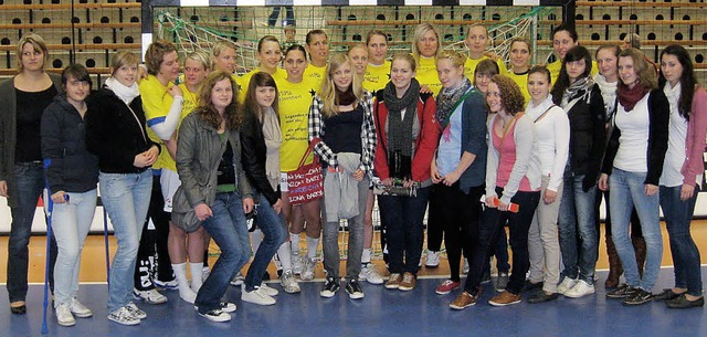 Gruppenbild mit Bundesligist: B-Mdchen des TV Seelbach.   | Foto: Verein