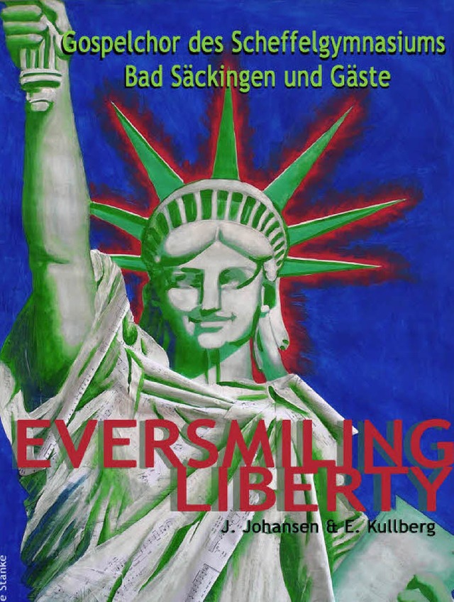 Das von einer Schlerin des Scheffel-G... Liberty&quot; das Thema Freiheit auf.  | Foto: BZ