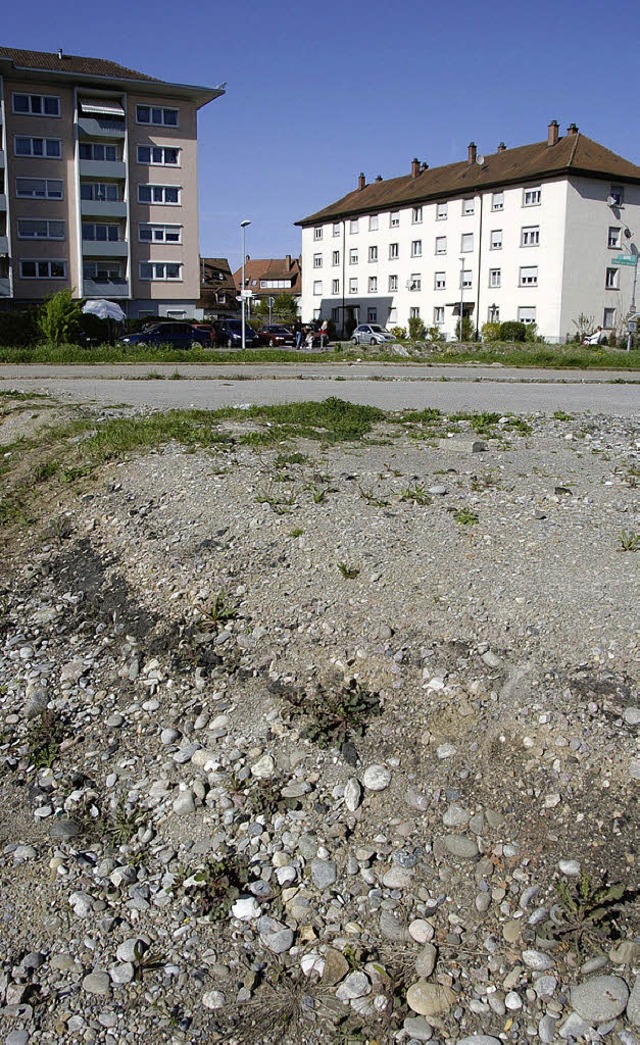 Fr das Gelnde gegenber des Bahnhofs...ne fr ein modernes Strahelnzentrum.   | Foto: Bhm-jacob