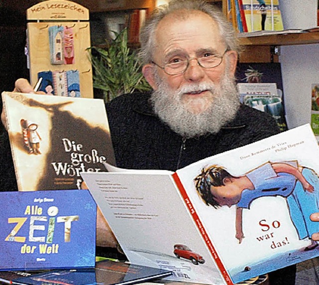 Wulf Schmidt will mit Kindern philosophieren.    | Foto: Pfordt