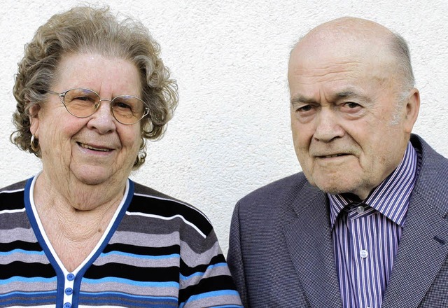 Hedwig und Karl Weber   | Foto: Adelbert Mutz