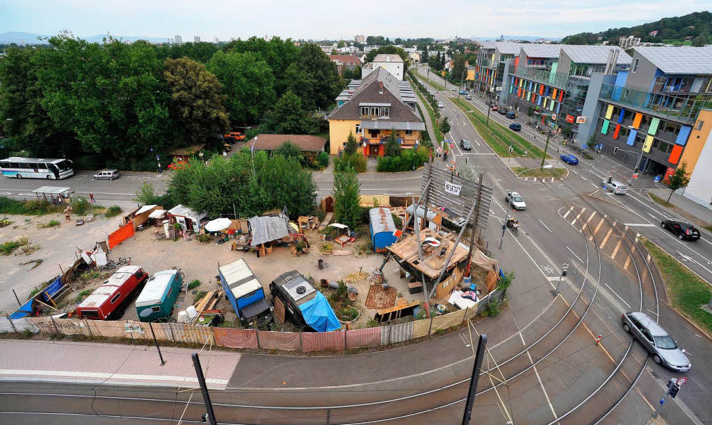 Kommando Rhino: Wagenburg im Vauban.